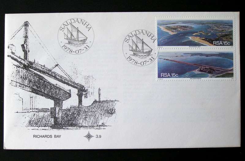 SOUTH AFRICA Cover - Richards Bay, Saldanha Bay 1978