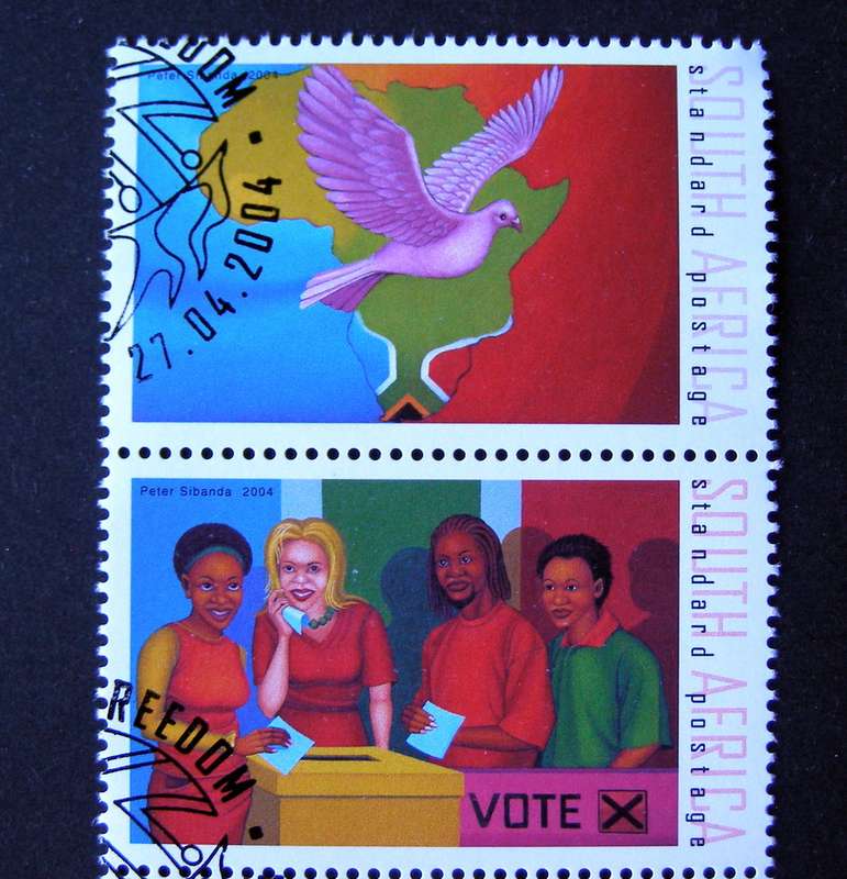 SOUTH AFRICA Set (CTO) - Ten Years of Freedom 2004