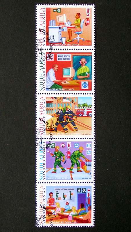 SOUTH AFRICA Set (CTO) - Occupational Health 2009