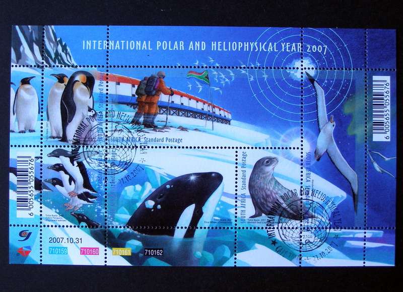 SOUTH AFRICA Set (CTO) - International Polar and Heliophysical Year 2007 //Birds//Animals