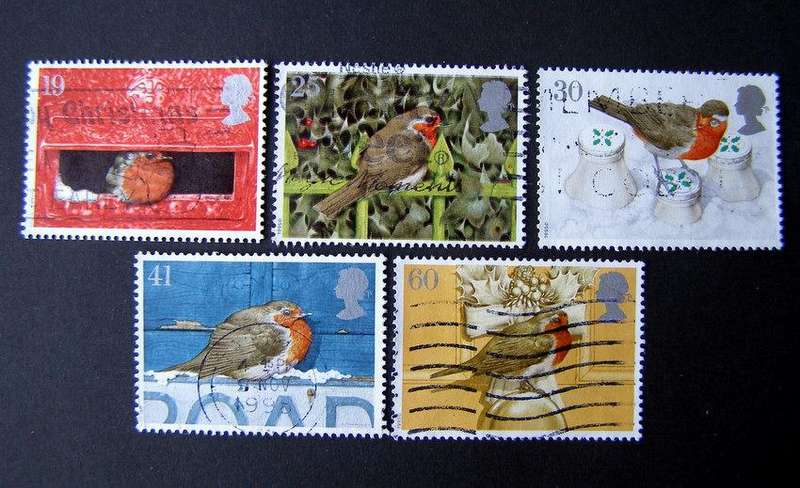 GREAT BRITAIN Set - Christmas 1996 //Birds