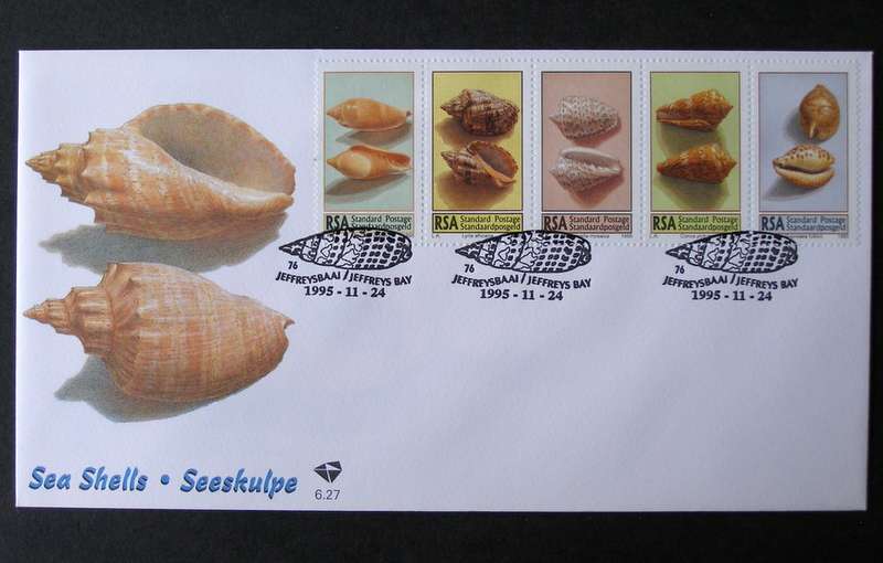 SOUTH AFRICA Cover - Sea Shells 1995