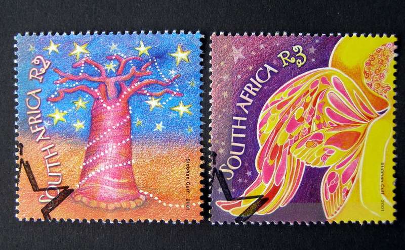 SOUTH AFRICA Set (CTO) - Christmas 2001
