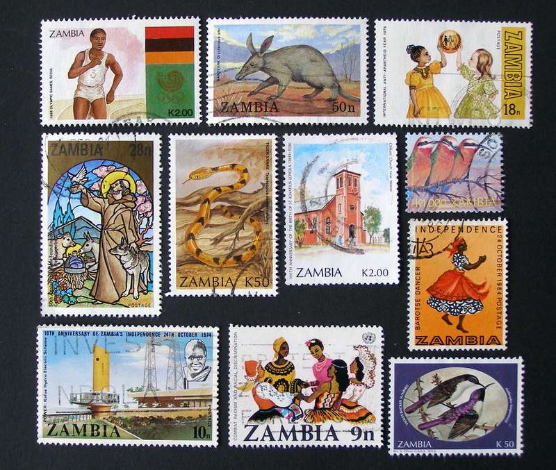 ZAMBIA - Assorted Stamps