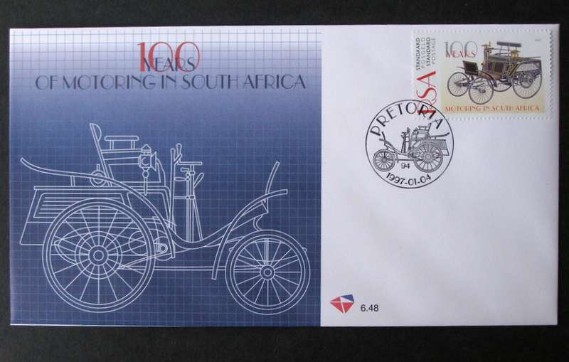 SOUTH AFRICA Cover - 100 Years of Motoring in SA 1997