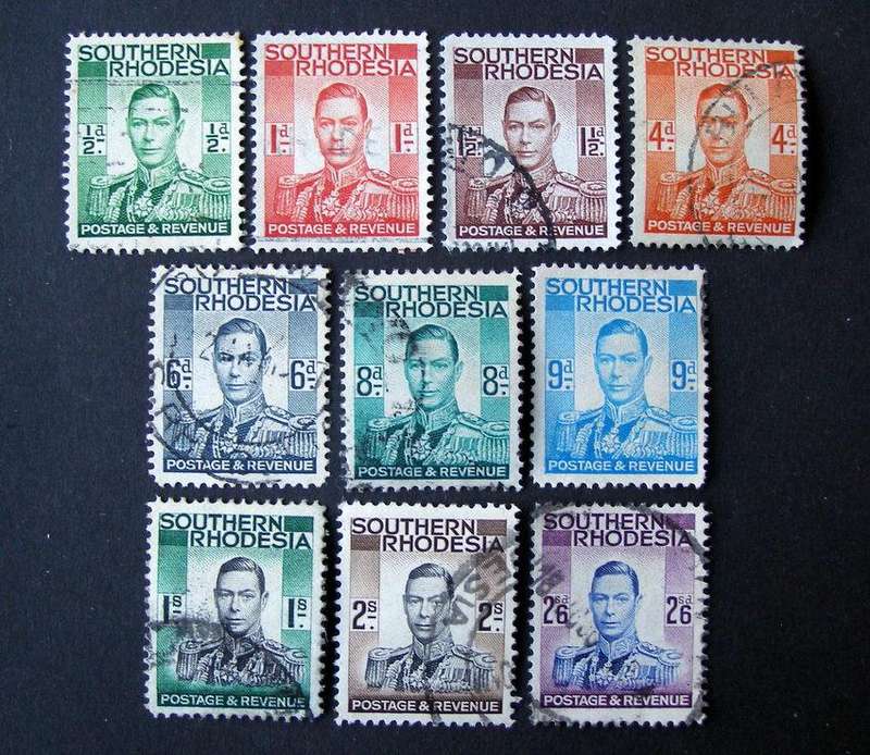 SOUTHERN RHODESIA - KGVI Definitive 1937