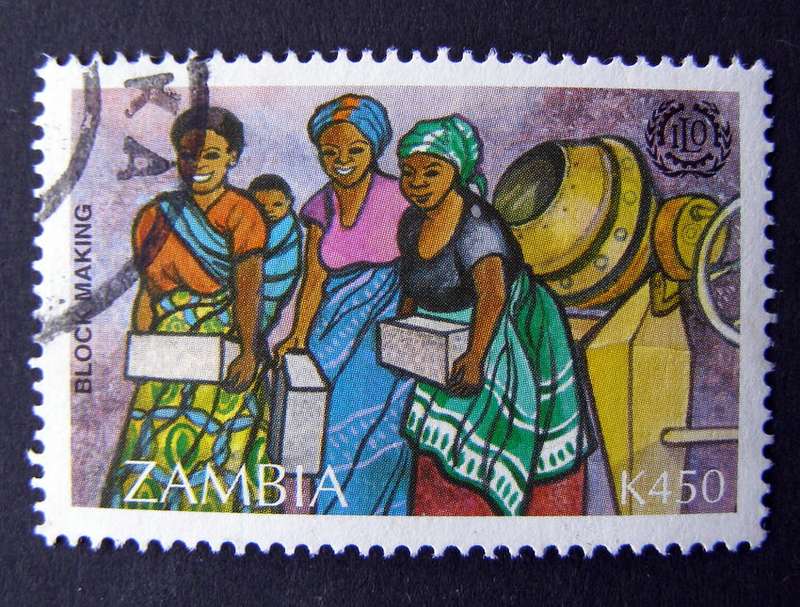 ZAMBIA - 75th Anniv. of I.L.O. 1995