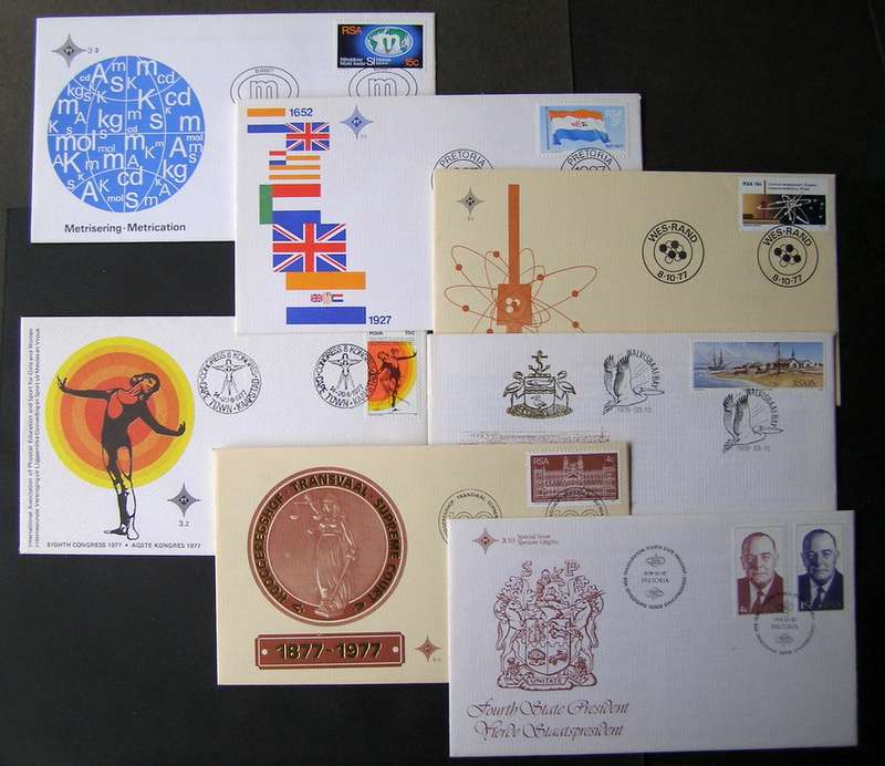 SOUTH AFRICA Covers - Assorted 1977/78