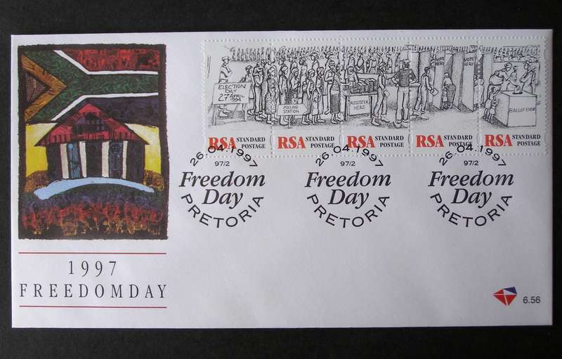 SOUTH AFRICA Cover - Freedom Day 1997