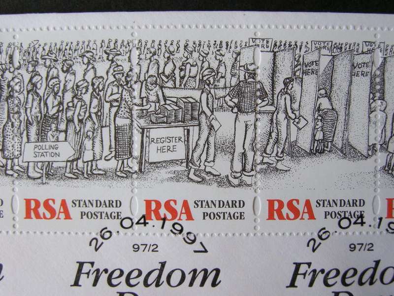 SOUTH AFRICA Cover - Freedom Day 1997