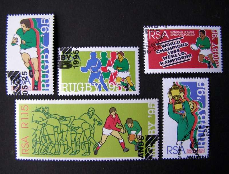 SOUTH AFRICA Set (CTO) - Rugby World Cup 1995