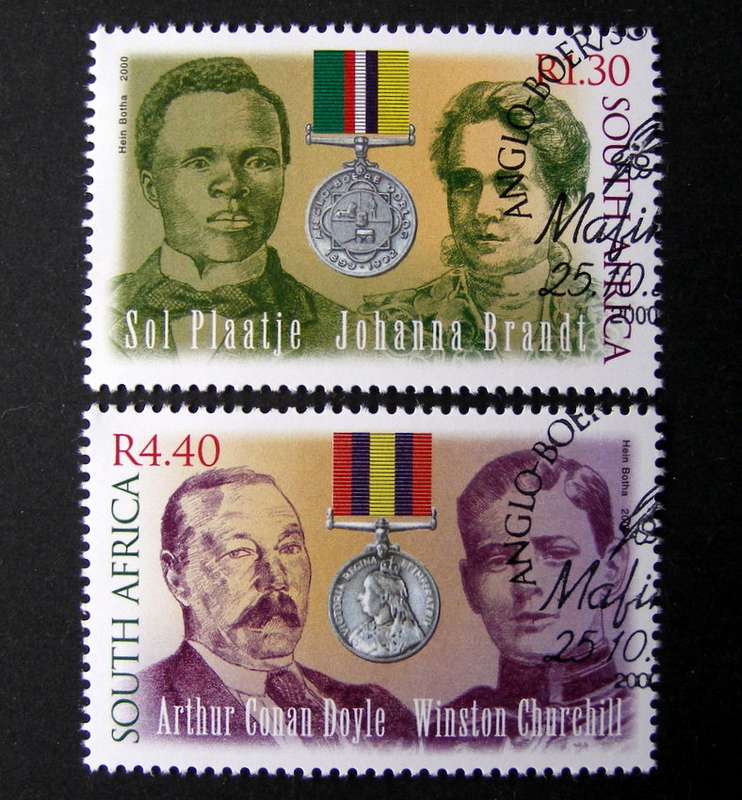 SOUTH AFRICA Set (CTO) - Boer War Writers 2000