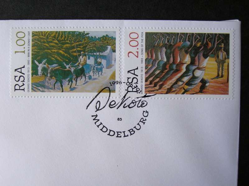 SOUTH AFRICA Cover - Gerard Sekoto Paintings 1996