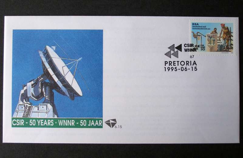 SOUTH AFRICA Cover - 50 Years of C.S.I.R. 1995