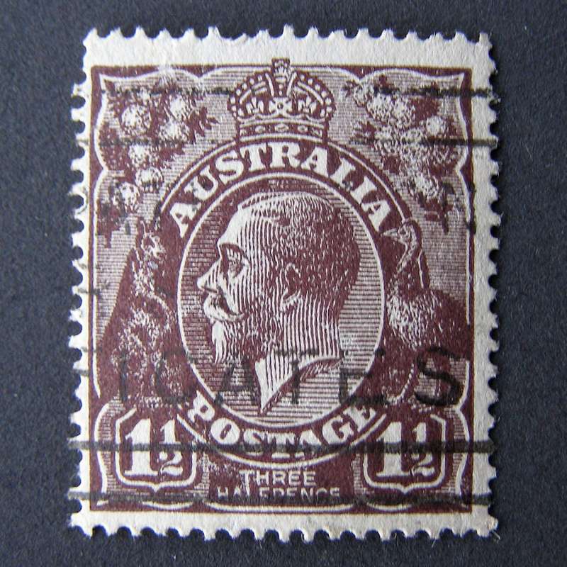 AUSTRALIA - King George V (Wmk 6a - Multiple Large Crown A) 1919