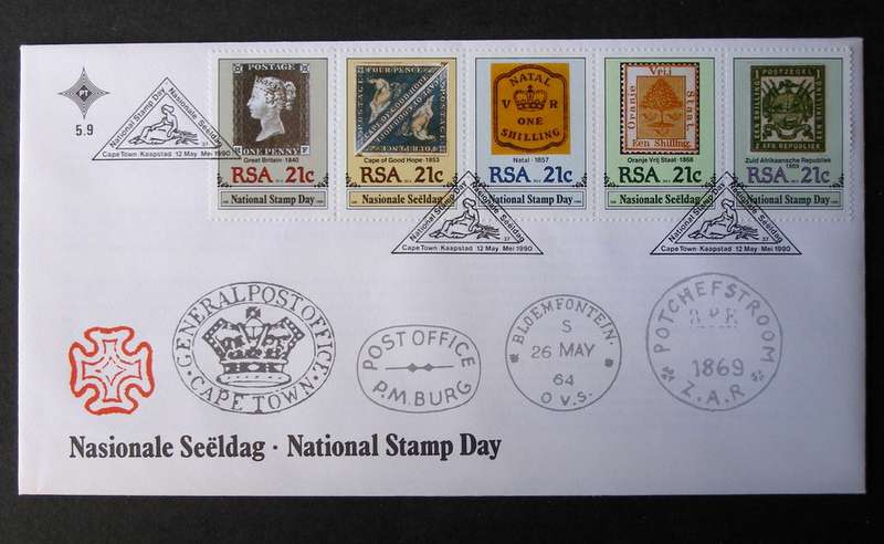 SOUTH AFRICA Cover - National Stamp Day 1990