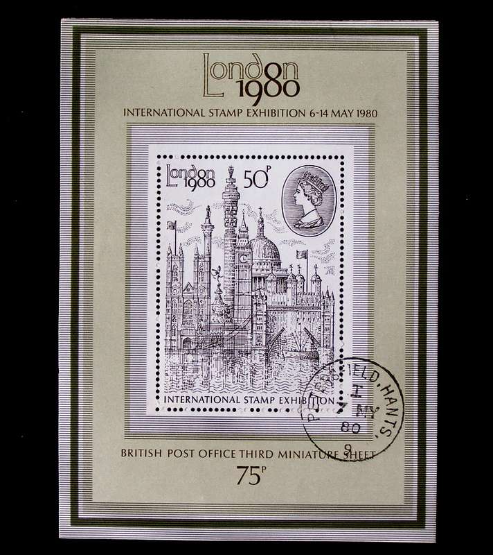 GREAT BRITAIN Miniature Sheet - London International Stamp Exhibition 1980