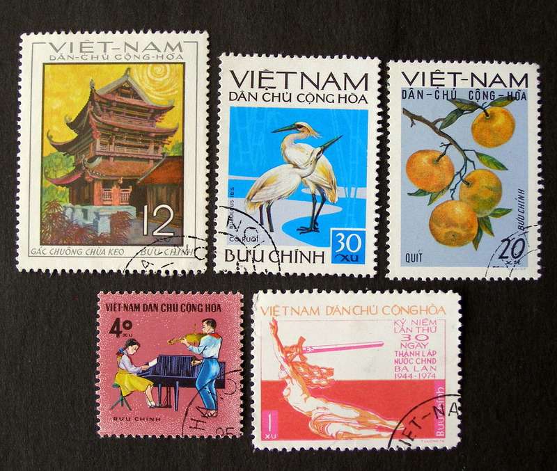 NORTH VIETNAM - Assorted Stamps 1970s