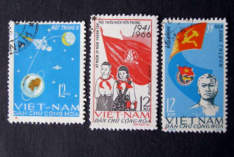 NORTH VIETNAM - Assorted Stamps 1966