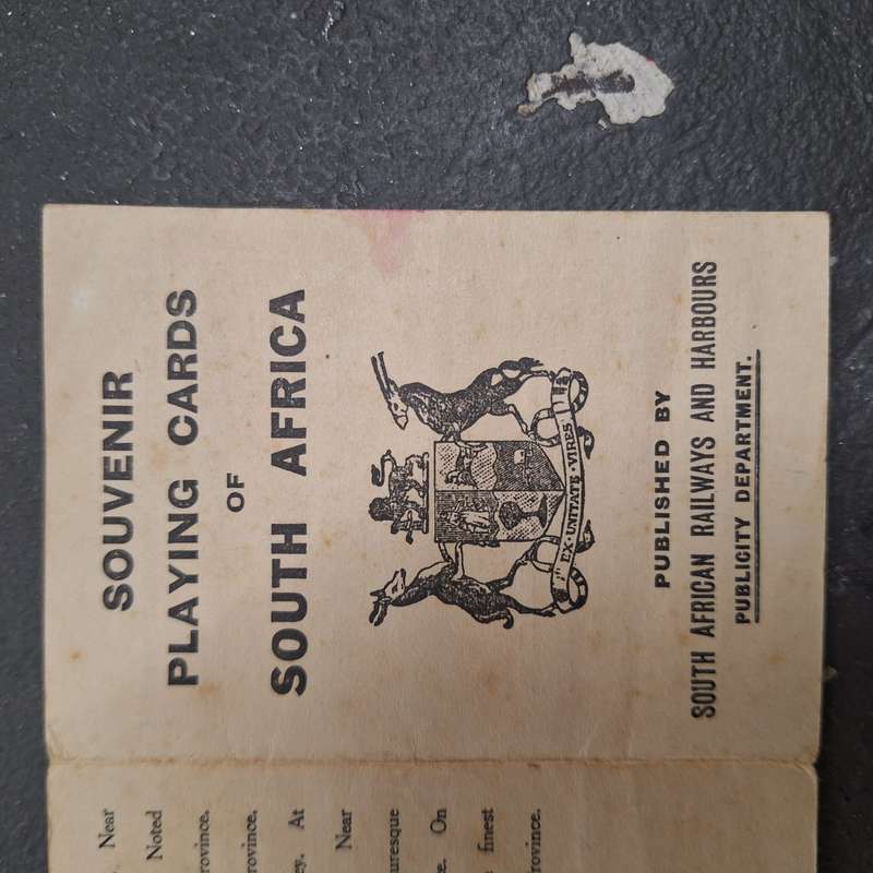 South Africa Souvenir Playing Cards - One joker