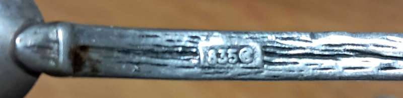 Silver sugar spoons
