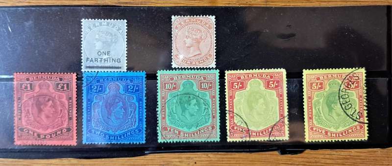 Bermuda stamps (hinged)