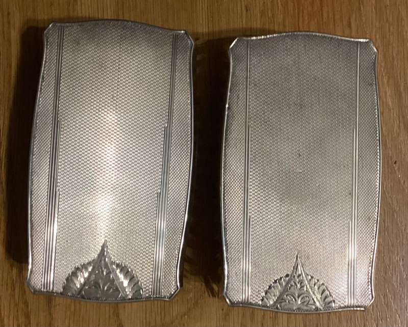 Sterling Silver boxed brushes