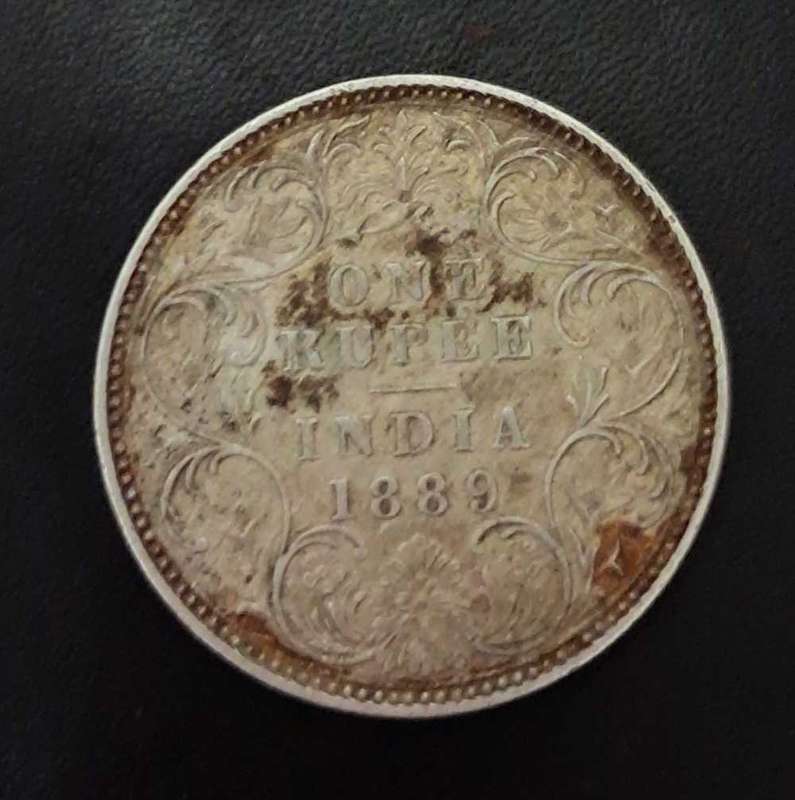 1889 India 1 Rupee