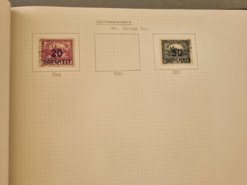 LEAF ALBUM 2ND HAND WITH CZECHOSLOVAKIA 1919-1961 ON PAGES. NOT ALL PICTURED. 90+ PAGES. NB PLS READ