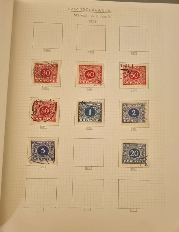 LEAF ALBUM 2ND HAND WITH CZECHOSLOVAKIA 1919-1961 ON PAGES. NOT ALL PICTURED. 90+ PAGES. NB PLS READ