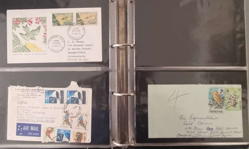 FDC ALBUM NO 2 WITH BIRD THEMATIC STAMPS ETC ON FDCs, COVERS, PCARDS ETC. AS PER IMAGES. NB: READ!