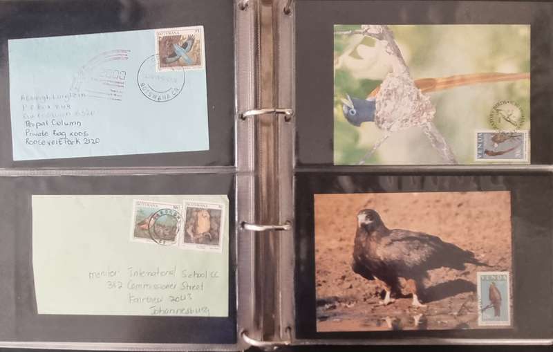 FDC ALBUM NO 2 WITH BIRD THEMATIC STAMPS ETC ON FDCs, COVERS, PCARDS ETC. AS PER IMAGES. NB: READ!