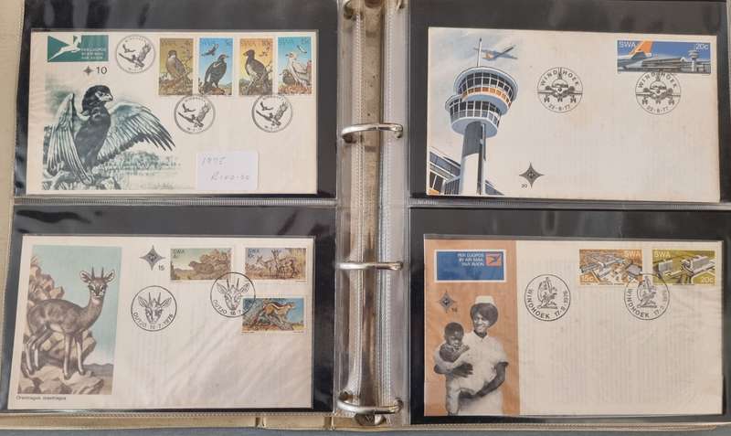 (X2) FDC ALBUMS 2ND HAND WITH SWA FDCs ETC. AS PER IMAGES. NB: PLEASE READ BELOW!!!