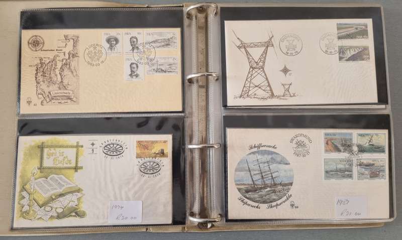 (X2) FDC ALBUMS 2ND HAND WITH SWA FDCs ETC. AS PER IMAGES. NB: PLEASE READ BELOW!!!