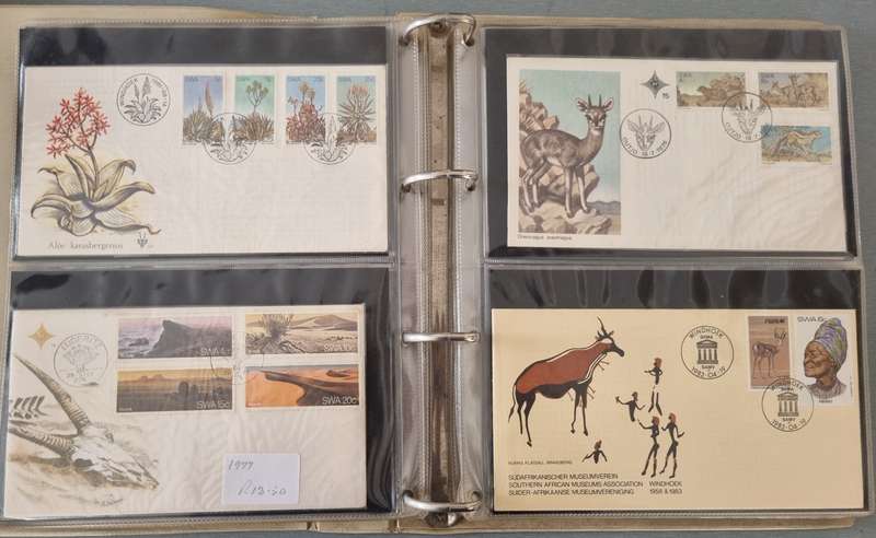 (X2) FDC ALBUMS 2ND HAND WITH SWA FDCs ETC. AS PER IMAGES. NB: PLEASE READ BELOW!!!