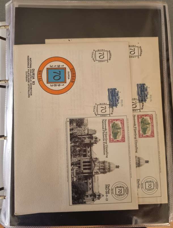 RING BINDER WITH MANY RSA SPECIAL COMMEMORATIVE COVERS ETC. AS PER IMAGES. NB: PLEASE READ!!