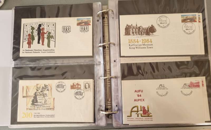 RING BINDER WITH MANY RSA SPECIAL COMMEMORATIVE COVERS ETC. AS PER IMAGES. NB: PLEASE READ!!