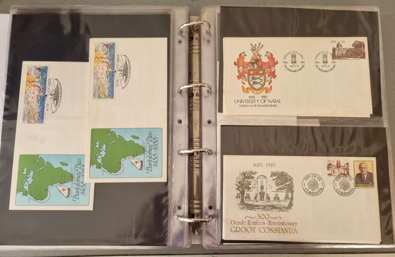 RING BINDER WITH MANY RSA SPECIAL COMMEMORATIVE COVERS ETC. AS PER IMAGES. NB: PLEASE READ!!