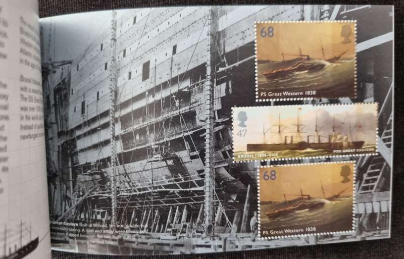 GB 2006 BIRTH BICENTENARY OF ISAMBARD KINGDOM BRUNEL MINT BOOKLET. SG DX36. CV GBP 34. NICE ITEM.