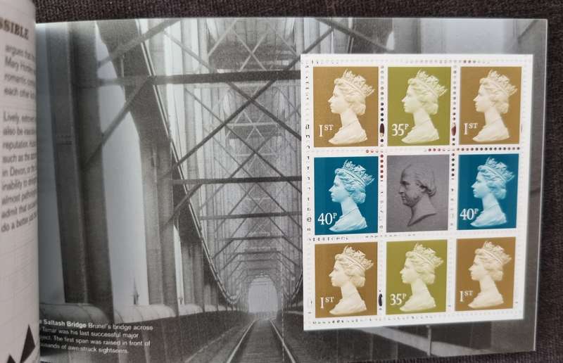 GB 2006 BIRTH BICENTENARY OF ISAMBARD KINGDOM BRUNEL MINT BOOKLET. SG DX36. CV GBP 34. NICE ITEM.