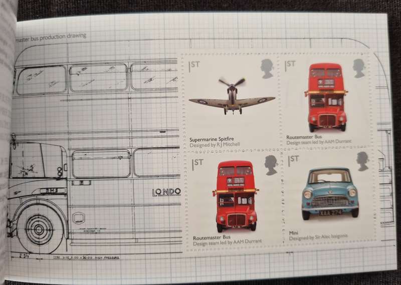 GB 2009 BRITISH DESIGN CLASSICS MINT BOOKLET. SGDX44. AS PER IMAGES. CV GBP 20.