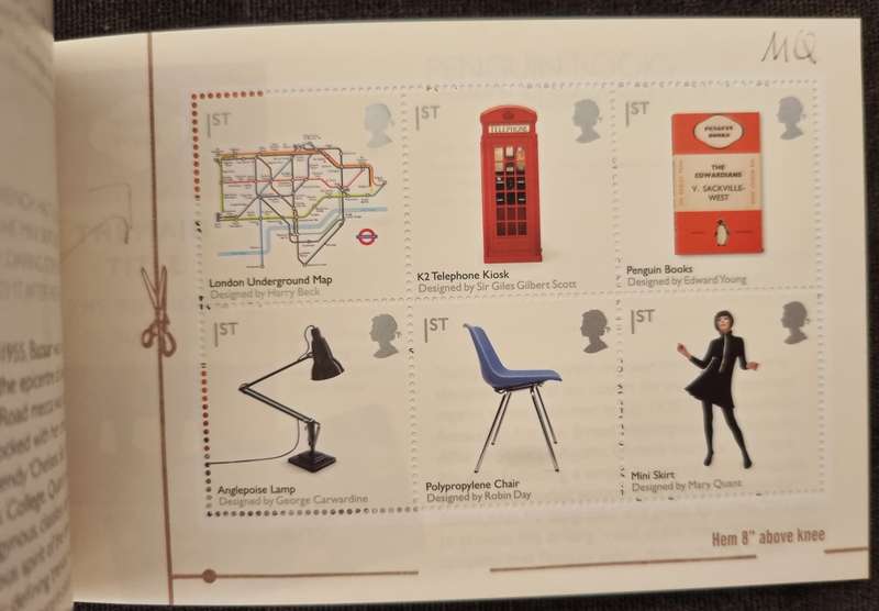 GB 2009 BRITISH DESIGN CLASSICS MINT BOOKLET. SGDX44. AS PER IMAGES. CV GBP 20.