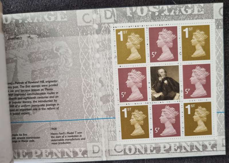 GB 2007 `World of Invention` mint and complete booklet. SG Dx38. CV GBP 24. Nice item.