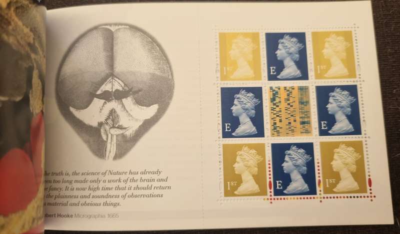 GB 2003 MICROCOSMOS 50TH ANN OF DISCOVERY OF DNA MINT BOOKLET. SG DX30. CV GBP 28.