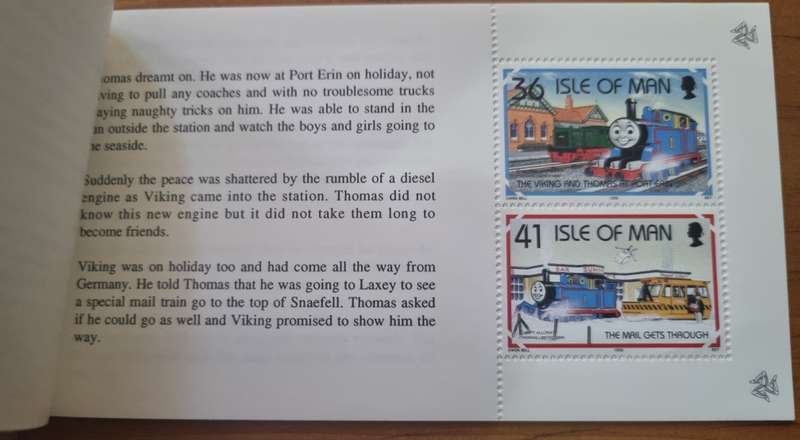 ISLE OF MAN 1995 THOMAS THE TANK ENGINE'S DREAM MINT AND COMPLETE BOOKLET. AS PER SCANS. LOVELY ITEM