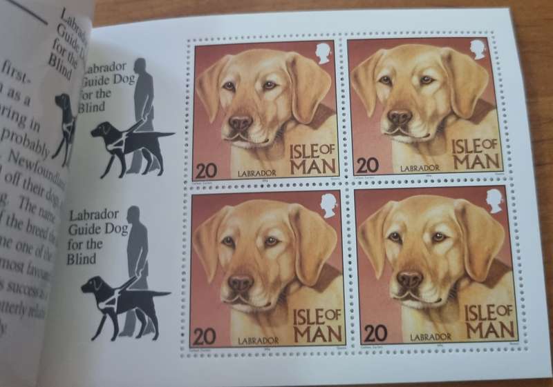 ISLE OF MAN 1996 DOGS MINT AND COMPLETE PRESTIGE BOOKLET. SB43. AS PER IMAGES. LOVELY ITEM.