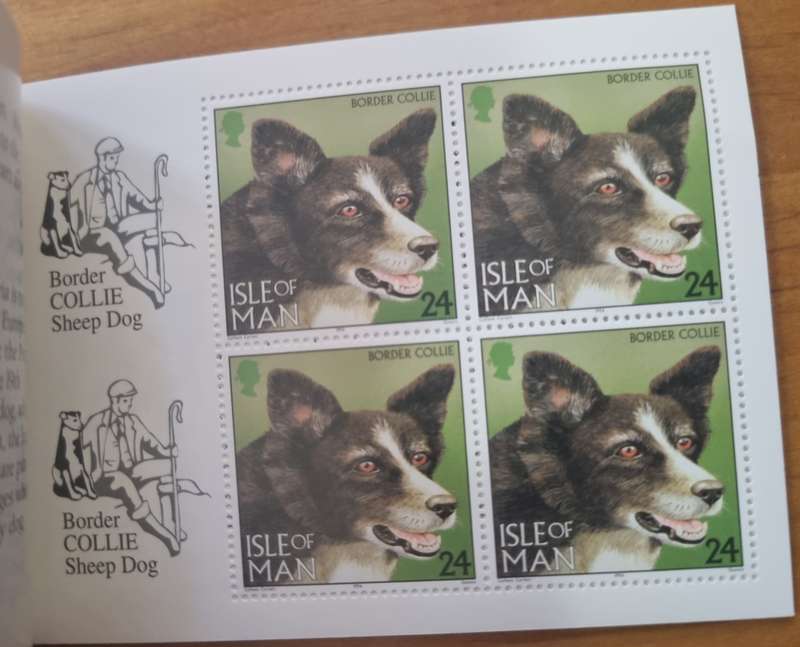 ISLE OF MAN 1996 DOGS MINT AND COMPLETE PRESTIGE BOOKLET. SB43. AS PER IMAGES. LOVELY ITEM.