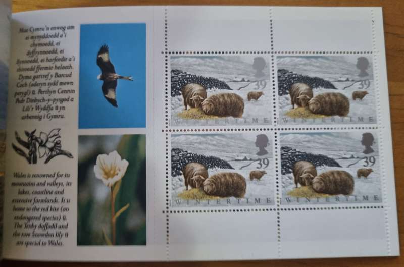 GB 1992 `CYMRU-WALES` MINT AND COMPLETE BOOKLET. SG DX13. AS PER SCANS. CV GBP 20. LOVELY ITEM.