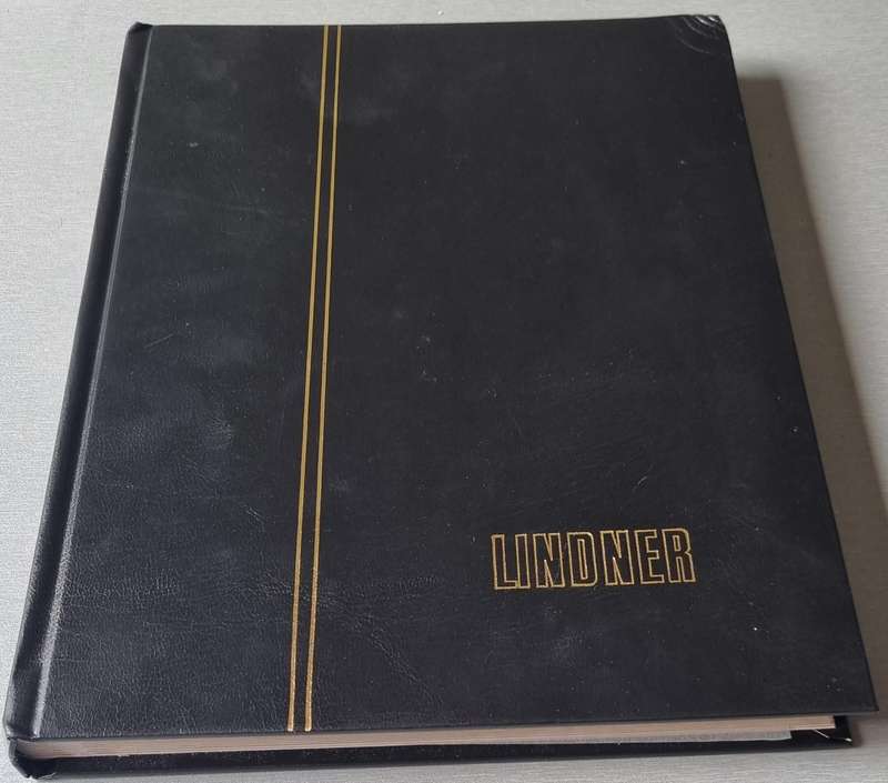 LINDER ALBUM WITH 1935 MINT/USED KGV SILVER JUBILEE STAMPS. AS PER IMAGES. NB: PLEASE READ BELOW.