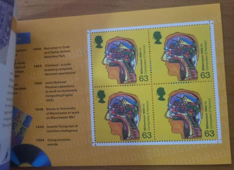 GB 1999 WORLD CHANGERS MINT PRESTIGE BOOKLET DX23. AS PER IMAGES. CV GBP 35. FANTASTIC ITEM.